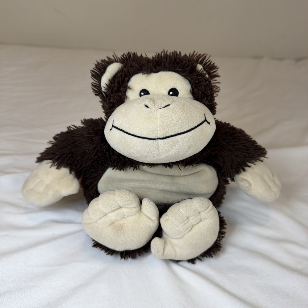 Microwavable Monkey Warmies Heatable Soft Toy Intelex Cozy Plush Heat Pad